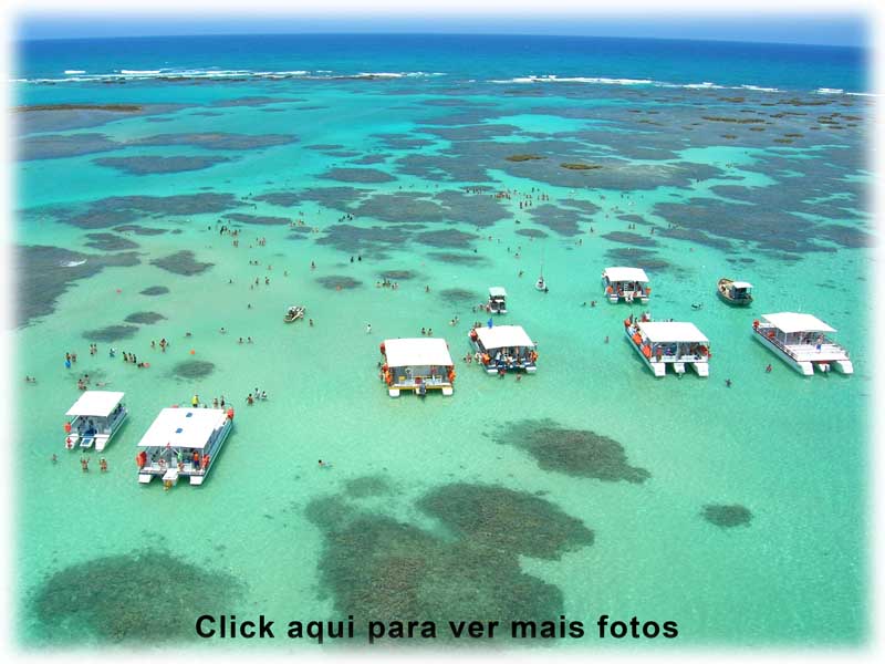 Foto area das Piscinas naturais Gals - Maragogi