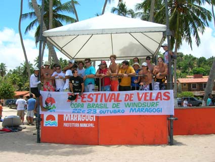 Campeonato de windsurf em Maragogi